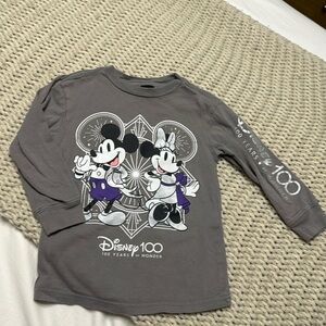Disney 100 Long Sleeve | Mickey and Minnie Mouse Tshirt | Disney World Outfits